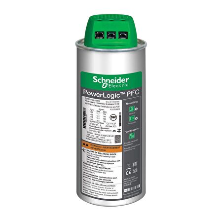 Schneider Blrch170a204b48. 480 Volt. 17 Kvar. Trifaze Kondansatör