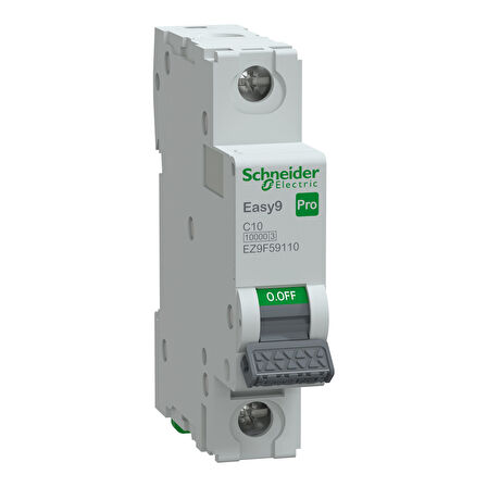 Schneider Pro 1 Faz 10A 10 KA C Tipi Sigorta,EZ9F59110