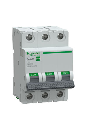 Schneider Electric EZ9F59320 3X20A 10kA C Otomatik Sigorta Easy9 Pro