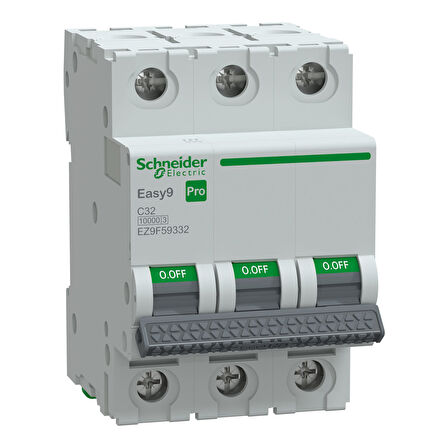 Schneider Pro 3 Faz 32A 10 KA C Tipi Sigorta ,EZ9F59332