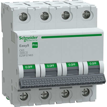 Schneider Pro 4 Faz 63A 6 KA C Tipi Sigorta  EZ9F57463