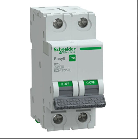 Schneider Pro 2 Faz 25A 6 KA B Tipi Sigorta EZ9F27225
