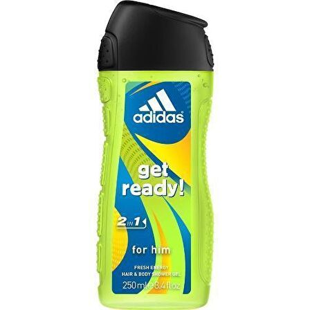 Adidas Get Ready Nemlendirme Tüm Ciltler İçin Duş Jeli 250 ml