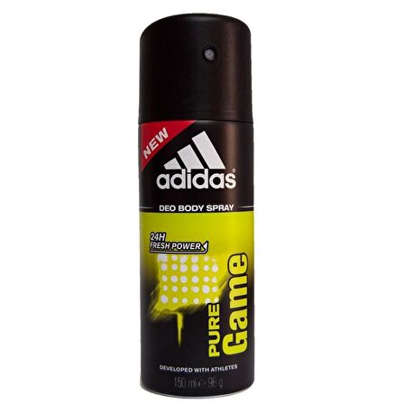 Adidas Pure Game Antiperspirant Ter Önleyici Leke Yapmayan Erkek Sprey Deodorant 150 ml