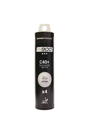 Beyaz Masa Tenisi Topu 3* 4 Lü 900c Pongorı