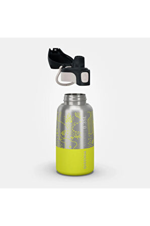 Quechua Çocuk Outdoor Paslanmaz Çelik Termos - 0,35 L - Sarı