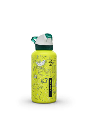 Alüminyum Matara - Pipetli / 0,6 Litre - Grafik Desenli - 900