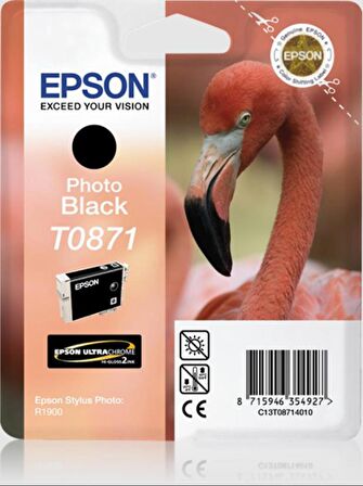 Epson T0871 C13T08714010 Siyah Mürekkep Kartuşu