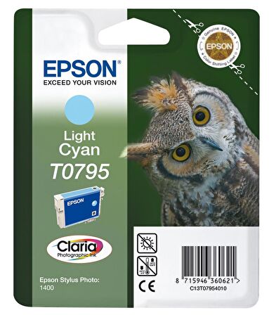 Epson T0795 C13T07954010 Açık Mavi Kartuş