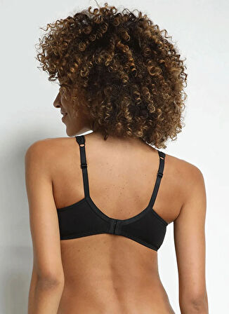 Siyah Kadın  Balenli Sütyen D08H4