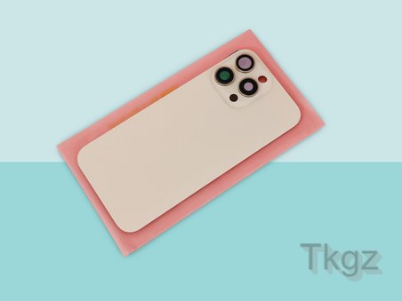 İphone 16 PRO MAX Arka Pil Batarya Kapağı Kapak ( Full Kamera Lensli ) PEMBE