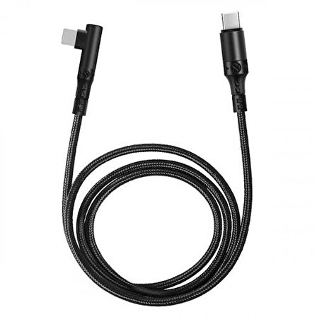 Coofbe Super Şarj Örgü Tasarım L Tip Type-C To İPhone Şarj Kablosu İphone 11 12 13 14 Pro Max Şarj
