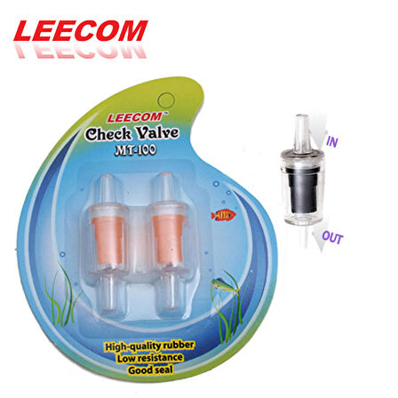 Leecom Check Valve İkili - Ambalajlı (676-CV02)