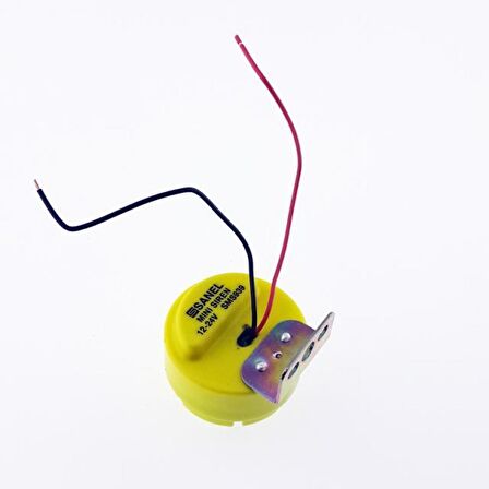 Sanel Buzzer Sms939 12/24v Mini Siren Su Geçirmez Ip67