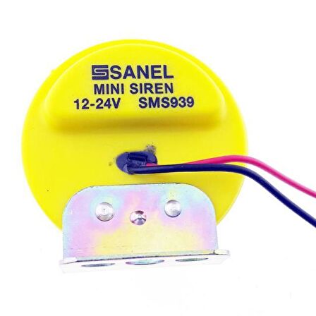 Sanel Buzzer Sms939 12/24v Mini Siren Su Geçirmez Ip67