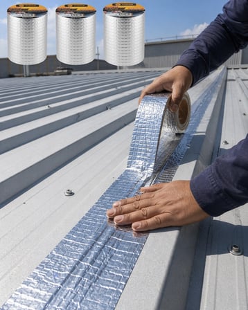 3 Lü Set Çatı Balkon Pvc Boru İçin Sızdırmazlık Tamir Bandı