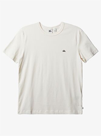 Quiksilver Bisiklet Yaka Baskılı Beyaz Erkek T-Shirt EQYKT04092 ESSENTIALS SS