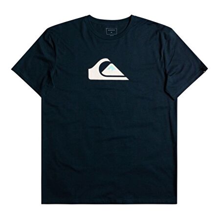 Quiksilver Bisiklet Yaka Lacivert Erkek T-Shirt EQYZT06534 COMPLOGO M TEES