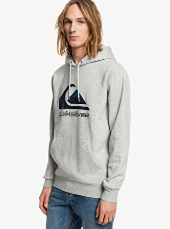 Quiksilver Çok Renkli Erkek Kapüşonlu Baskılı Sweatshirt EQYFT04450 BIG LOGO HOOD