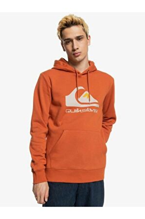 Quiksilver Kapüşonlu Normal Kalıp Baskılı Tarçın Erkek Sweatshirt