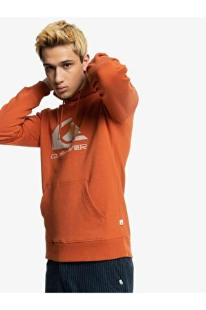 Quiksilver Kapüşonlu Normal Kalıp Baskılı Tarçın Erkek Sweatshirt
