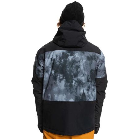 Quiksilver Mission Printed Block Erkek Su Geçirmez Snowboard Kar Montu  EQYTJ03339