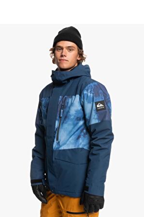 Quiksilver MISSION PRINTED BLOCK JK Erkek Snowboard Ceketi EQYTJ03339