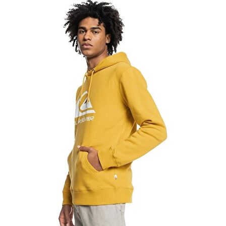 Quiksilver Sarı Erkek Kapüşonlu Sweatshirt EQYFT04450 BIG LOGO HOOD