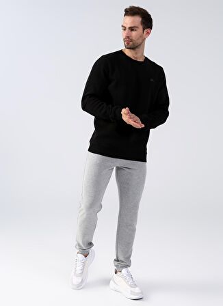 Quiksilver Siyah Erkek Düz Yaka Sweatshirt EQYFT04647 ESSENTIALS M OTLR