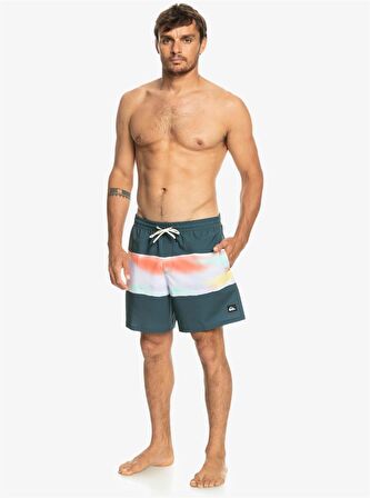 Quiksilver Lacivert Erkek Şort Mayo EQYJV04011 AIR-BRUSH 17NB M JAMV