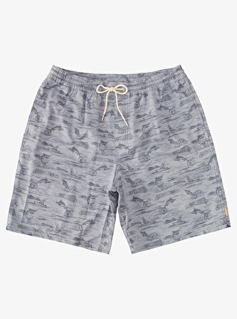 Quiksilver Siyah Erkek Şort Mayo EQYJV04004 RE-MIX VOLLEY 17NB