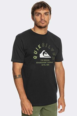 Quiksilver Bisiklet Yaka Siyah Erkek T-Shirt EQYZT07276 MIXEDSIGNALS M TEES