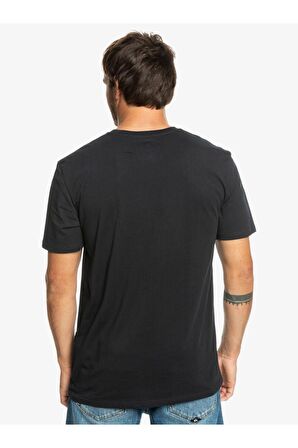 Quiksilver Bisiklet Yaka Siyah Erkek T-Shirt EQYZT07227 INSHAPES M TEES