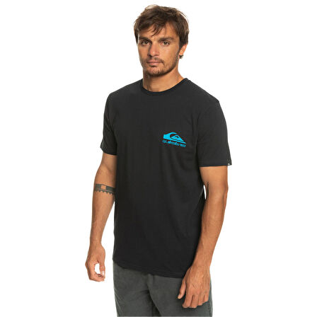 Quiksilver Bisiklet Yaka Siyah Erkek T-Shirt EQYZT07217 NICEDAYS M TEES