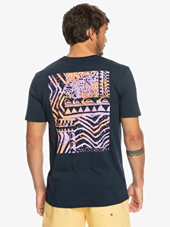 Quiksilver Bisiklet Yaka Lacivert Erkek T-Shirt EQYZT07222 QUIKSPRAY M TEES