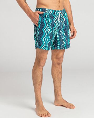 Billabong Mavi Erkek Şort Mayo EBYJV00107 GOOD TIMES LB