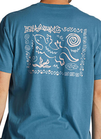 Billabong Yuvarlak Yaka Mavi Erkek T-Shirt ABYZT01711 REFLECTIONS SS WW