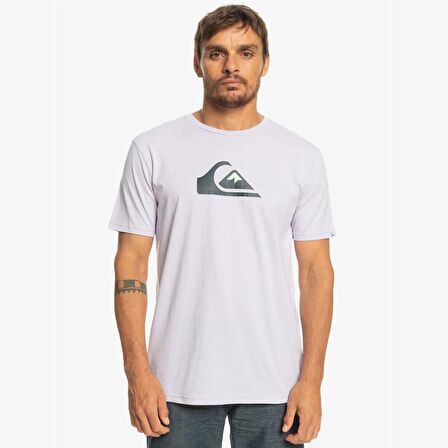 Quiksilver Bisiklet Yaka Lila Erkek T-Shirt EQYZT06534 COMPLOGO M TEES