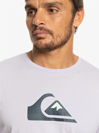 Quiksilver Bisiklet Yaka Lila Erkek T-Shirt EQYZT06534 COMPLOGO M TEES