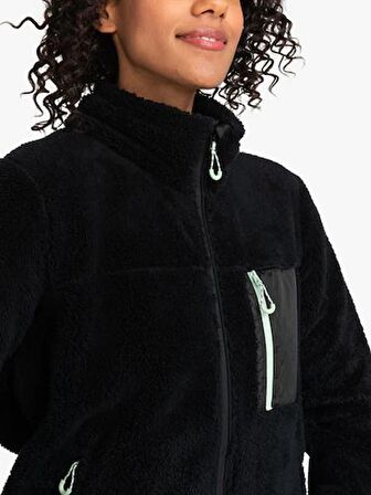 Roxy ALABAMA FULL ZIP SİYAH Kadın Polar