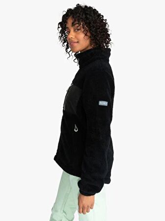 Roxy ALABAMA FULL ZIP SİYAH Kadın Polar