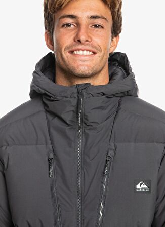 Quiksilver Siyah Erkek Kapüşon Yaka Ceket EQYJK03970 Nomad Jacket