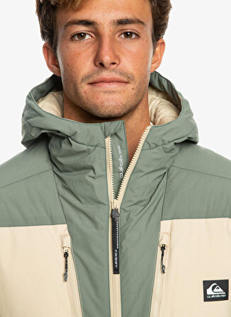 Quiksilver Krem Erkek Kapüşon Yaka Ceket EQYJK03970 Nomad Jacket