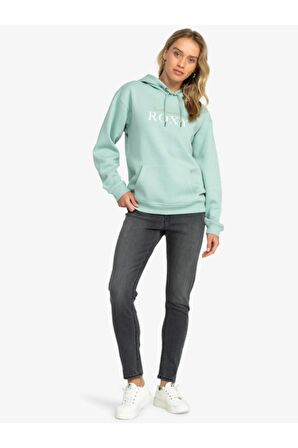 Roxy SURF STOKED HOODIE BRUSHED Mavi Kadın Sweatshirt