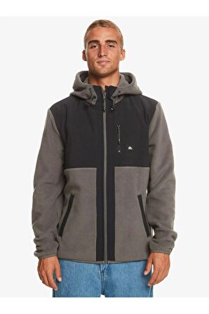 Quiksilver FZ POLAR HOOD Gri Erkek Polar