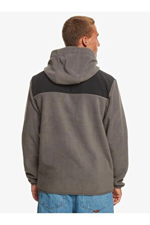 Quiksilver FZ POLAR HOOD Gri Erkek Polar