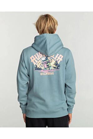 Billabong ARCH DREAMY PLACE PO Mavi Erkek Sweatshirt