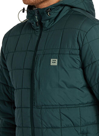 Billabong Yeşil Erkek Kapüşon Yaka Ceket ABYJK00162 Journey Puffer Jacket