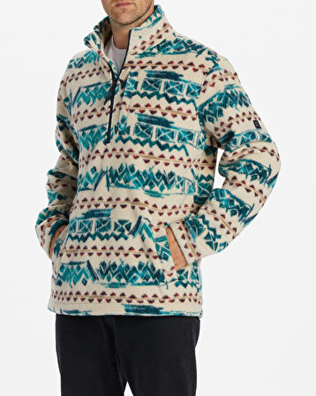 Billabong BOUNDARY MOCK NECK Bej Erkek Polar