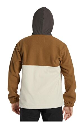 Billabong Kahve Erkek Kapüşon Yaka Polar Sweatshırt ABYFT00317 Boundary Pullover